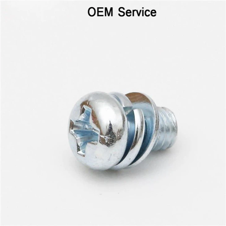 Steel Zinc Plating Screw With Washer